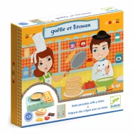 Djeco Palacsintázó szerepjáték Gaelle et Titouan készlet gyerekeknek