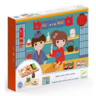 Djeco Aki et Maki sushi bár készlet színes játék elemekkel