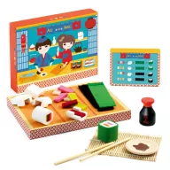 Djeco Aki et Maki sushi bár készlet színes játék elemekkel