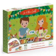 Djeco Joe et Max Grill fa szerepjáték kerti sütögetés mintával