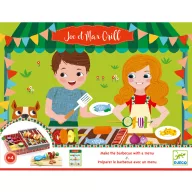 Djeco Joe et Max Grill fa szerepjáték kerti sütögetés mintával