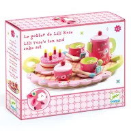 Djeco Lili Rose tea parti készlet kislányoknak a dobozában