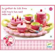 Djeco Lili Rose tea parti készlet kislányoknak a dobozában