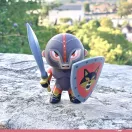 Djeco Arty Toys Áramlat lovagja figura részletgazdag páncélzatban