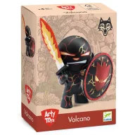 Djeco Arty Toys Vulkán lovag figura részletgazdag páncélzatban