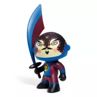 Djeco Arty Toys Ninjo lovag figura fiús kivitelben, részletgazdag páncélzattal