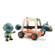   Djeco Arty Toys - Lovag - Pókharcos faltörő kossal - Spider attak