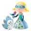 Djeco Arty Toys Columba hercegnő figura pávával díszítve, 4 éves kortól ajánlott szerepjáték