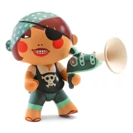 Djeco Arty Toys Caraiba kalózlány figura mordállyal, díszes öltözetben