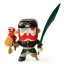 Djeco Arty Toys Sam Parrot kalóz figura kék-fehér ruhában papagájával a vállán