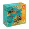 Djeco Arty Toys Óriás puzzle - Kalóz és lovag birodalom, 30 db-os - Giant puzzle-Battle