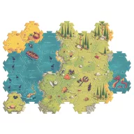   Djeco Arty Toys Óriás puzzle - Kalóz és lovag birodalom, 30 db-os - Giant puzzle-Battle