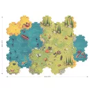 Djeco Arty Toys Óriás puzzle kalóz és lovag birodalom mintával 30 darabos készletben