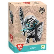 Djeco Arty Toys Oroszlánszív lovag figura részletgazdag páncélzatban