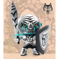 Djeco Arty Toys Oroszlánszív lovag figura részletgazdag páncélzatban