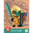 Djeco Arty Toys Draco knight lovag figura sárkányos kiegészítővel