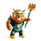 Djeco Arty Toys Ze Furious figura Karom fejedelem harcos karakter