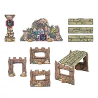   Djeco Arty Toys Óriás puzzle - Bestiák birodalma, 18 db-os - Puzzl’Up Voras Furious