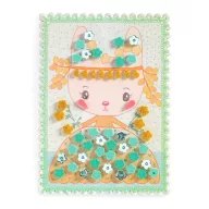 Djeco Tinyly Margi és barátai mozaikkép készítő kreatív készlet doboza