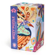Djeco Sziporka 50 darabos csillámos varázs puzzle illusztrált álló doboza