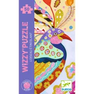 Djeco Sziporka 50 darabos csillámos varázs puzzle illusztrált álló doboza