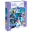Djeco A szépség és a szörnyeteg 100 darabos mese puzzle lila doboza