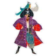   Djeco Óriás puzzle - Kalóz Éliás, 36 db-os - Elliott the pirate