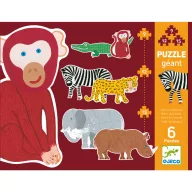   Djeco Óriás puzzle - Henri és barátai, 9-12-15 db-os - Henri and friends