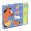 Djeco Primo puzzle A farmon 3-4-5-6 darabos készlet állatos illusztrációkkal