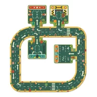Djeco Óriás puzzle Utak irányok 21 darabos készlet dobozban
