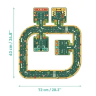 Djeco Óriás puzzle Utak irányok 21 darabos készlet dobozban