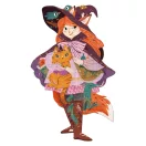 Djeco Lili a kis boszorka 36 darabos óriás sziluett puzzle doboza