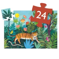   Djeco Formadobozos puzzle - A tigris sétája - The tiger's walk