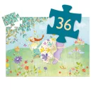 Djeco Tavasz hercegnő 36 darabos formadobozos puzzle hercegnő alakú díszdobozban