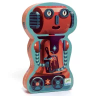Djeco Bobirobi 36 darabos formadobozos robot puzzle narancssarga robot alaku diszdobozban