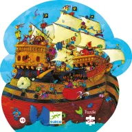   Djeco Formadobozos puzzle - Barbarossa hajója, 54 db-os - Barbarossa's Boat