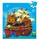 A kirakott Djeco Barbarossa hajója 54 darabos puzzle a tengeri kalózokkal és szörnnyel