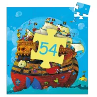   Djeco Formadobozos puzzle - Barbarossa hajója, 54 db-os - Barbarossa's Boat