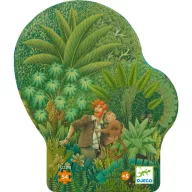   Djeco Formadobozos puzzle - Dzsungel puzzle, 54 db-os - In the Jungle