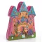 Djeco Tündérek kastélya 54 darabos formadobozos puzzle rózsaszín kastély alakú dobozban