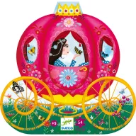   Djeco Formadobozos puzzle - Elise hintója, 54 db-os - Elise Carriage