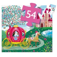   Djeco Formadobozos puzzle - Elise hintója, 54 db-os - Elise Carriage