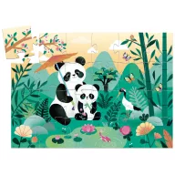   Djeco Formadobozos puzzle - Pici Panda Cuki, 24 db-os - Leo the panda