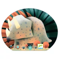   Djeco Formadobozos puzzle - Teo a kis dínó, 24 db-os - Teo the dino