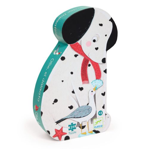 Djeco Formadobozos puzzle - Oli a dalmata kutyus, 24 db-os - Ollie, the Dalmatian