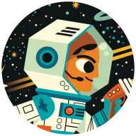   Djeco Formadobozos puzzle - Űrállomás, 54 db-os - Space station