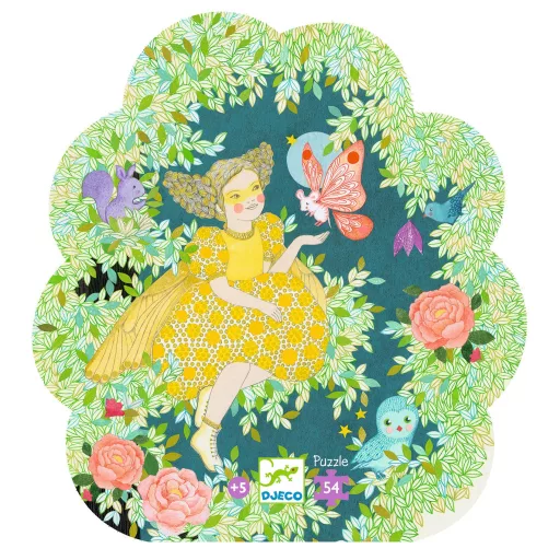 Djeco Formadobozos puzzle - Flóra álomfája, 54 db-os - Flora's Tree