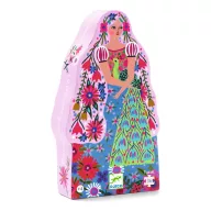   Djeco Formadobozos puzzle - Hercegnő és a páva, 36 db-os - The princess and her peacock