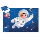 Djeco Urhajos a holdon 36 darabos formadobozos puzzle csomagolasa