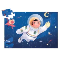   Djeco Formadobozos puzzle - Űrhajós a holdon, 36 db-os - An astronaut on the moon